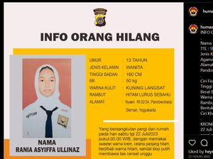 Tolong Lur! Rania Asal Pandowoharjo Hilang Tak Bisa Dihubungi Keluarga