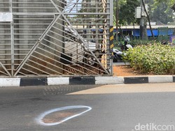 Ini Lokasi Pemotor Tewas Usai Tabrak Tiang MRT di Blok M Jaksel