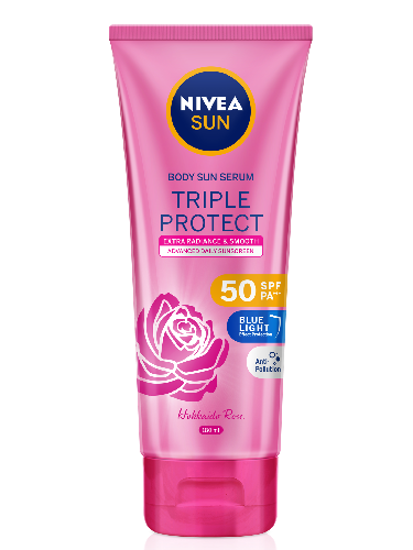 Body Sun Serum Nivea yang bisa didapatkan melalui LazMall Super Category Day