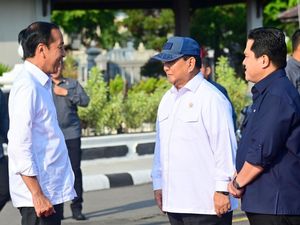 Prabowo Beberkan Isi Pertemuan dengan Jokowi di Istana Siang Tadi
