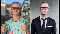 Kebetulan Erling Haaland juga berulang tahun di tanggal 21 Juli. Barbie vs Oppenheimer? Haaland pilih dua-duanya! Foto: dok. Internet/Twitter