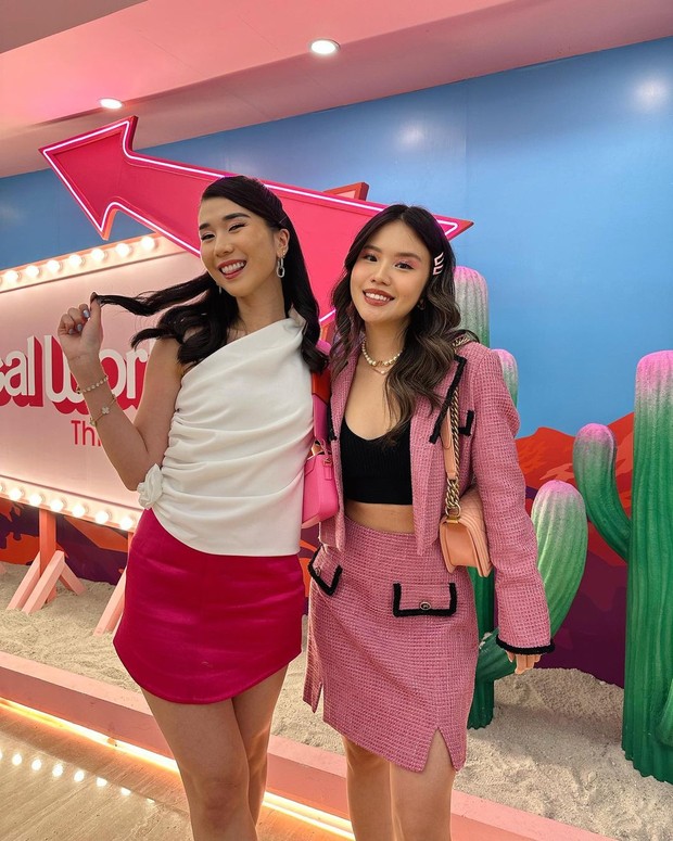 Gaya Influencer Indonesia kenakan Barbiecore