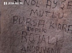 Saudi Bersihkan Gua Hira Pakai Alat Canggih, Eh Dicoret-coret Lagi oleh Orang Indonesia