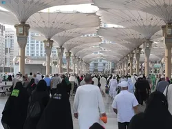 Potret Ratusan Ribu Jemaah Tiba di Madinah usai Tunaikan Haji