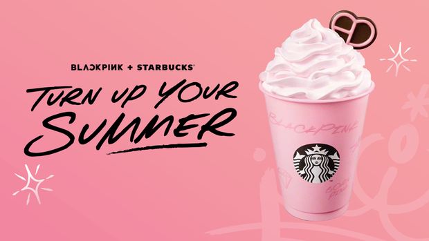 Kolaborasi Starbucks x BLACKPINK