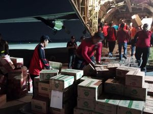 TNI Salurkan Bantuan Kemanusiaan ke Papua Tengah