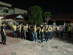 Pesta Miras Geng Motor di Asahan Dibubarkan Polisi, 60 Remaja Diamankan