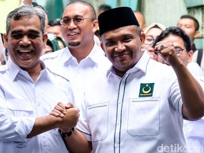 Rombongan Gerindra ke Markas PBB, Kedua Sekjen Salam Komando
