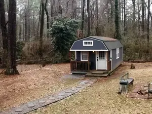 Rumahnya Kegedean, Wanita Ini Malah Bangun Rumah Mungil di Kebun Belakang