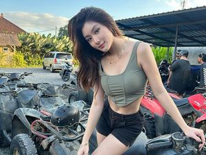 6 Potret Shannon Wong Main ATV, Tetap Cantik di Alam Terbuka