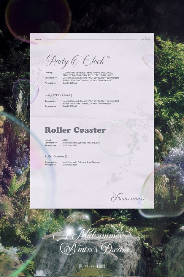 Tracklist untuk A Midsummer NMIXX’s Dream / Foto : twitter.com/NMIXX_Official