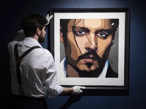 Wujud Lukisan Johnny Depp yang Dijual Terbatas