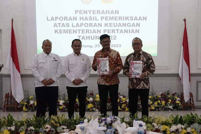 BPK Apresiasi Laporan Keuangan Kementan Tahun 2022 Sudah Sesuai Aturan BPK Apresiasi Laporan Keuangan Kementan Tahun 2022 Sudah Sesuai Aturan