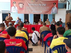 Sosialisasi di Desa Laban, Bupati Gresik Ungkap Ciri-ciri Rokok Ilegal