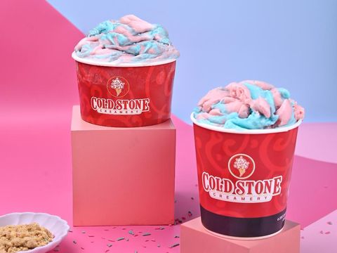 Cold Stone Strawberry Cotton Candy