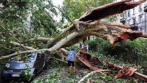 Dahsyatnya Dampak Hujan Badai di Milan