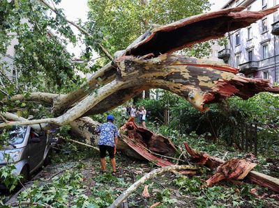 Dahsyatnya Dampak Hujan Badai di Milan