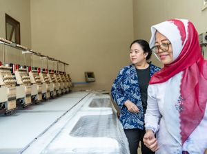 Puan Tinjau Geliat Ekonomi UMKM Pascapandemi di Kudus & Pekalongan