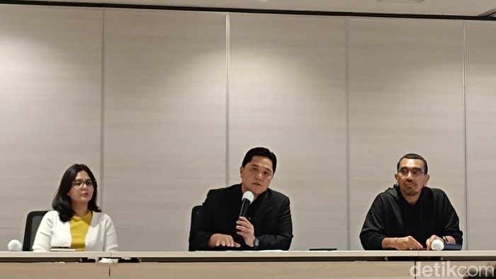 ketum pssi erick thohir pssi arya sinulingga ratu tisha destria