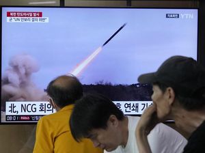 Korea Utara Tembakkan 2 Rudal Balistik ke Laut Jepang