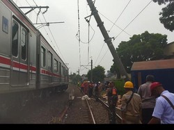 Satu Jalur di Pondok Ranji-Kebayoran Kini Sudah Bisa Dilintasi KRL