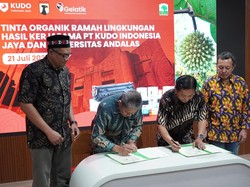 Kudo dan Universitas Andalas Bikin Tinta Berbahan Gambir