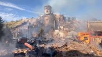 Kuil Buddha Raksasa di China Hancur Terbakar, Begini Kondisinya