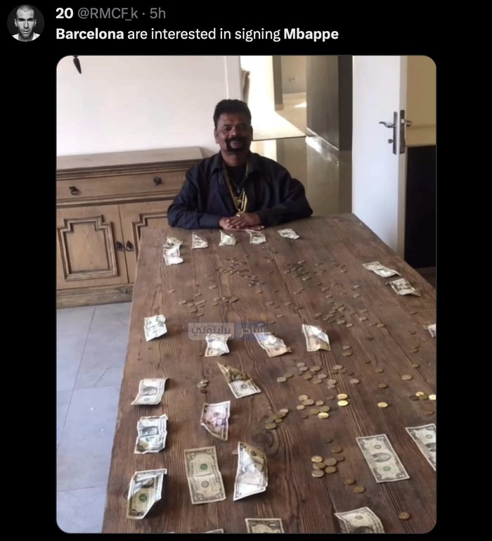 Meme Barcelona Barcelona lagi dijerat masalah finansial, tapi sok-sokan mau membeli Kylian Mbappe. Los Cules pun panen hujatan dalam bentuk meme!