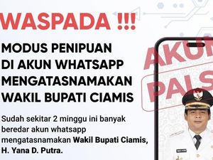 Waspada! Penipu Pakai Foto Wabup dan Sekda Ciamis Janjikan Bantuan Waspada! Penipu Pakai Foto Wabup dan Sekda Ciamis Janjikan Bantuan