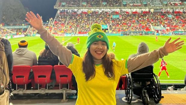 Vidyah Payapo asal Indonesia hadir langsung di Piala Dunia Wanita 2023 sebagai volunter di ajang tersebut.