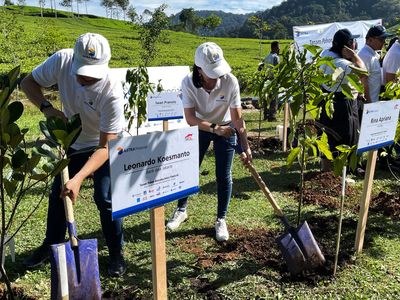 Potret Penanaman 6.600 Pohon di Hulu Sungai Ciliwung