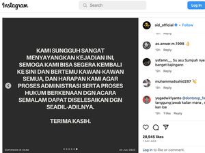 SID Sayangkan Batalnya Konser di De Tjolomadoe, Tuntut Keadilan SID Sayangkan Batalnya Konser di De Tjolomadoe, Tuntut Keadilan