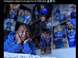 Apa iya Mbappe diam-diam mengidamkan main di Al Hilal? Foto: dok. Internet/Twitter