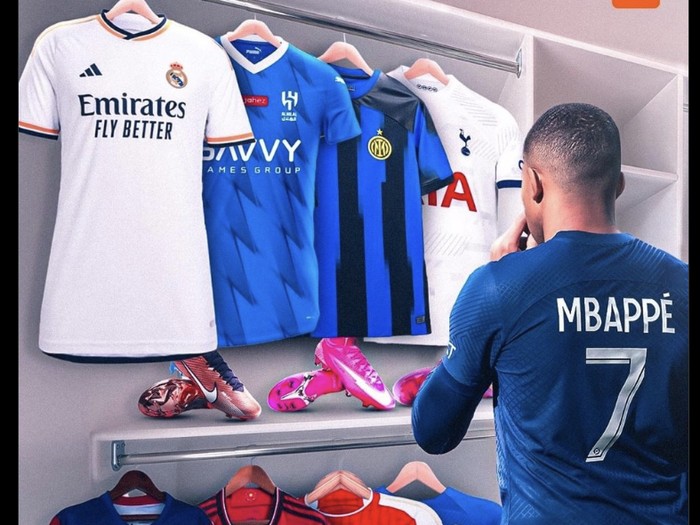 Berebut Mbappe, Meme Kylian Mbappe