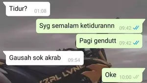 Chat Pacar Bikin Gemes Sendiri, Ngambek Mulu!