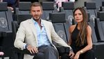 Gaya Beckham dan Istrinya Saksikan Messi Cetak 2 Gol