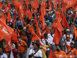Partai Buruh Bakal Demo di Patung Kuda, Polisi Siagakan 6.520 Personel