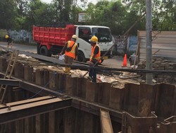 Pembangunan Reservoir Marunda Sudah 50%, Uji Tekanan Pipa Dilakukan