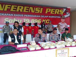Polisi Batam Gagalkan Penyelundupan 20 Kg Sabu Jaringan Internasional