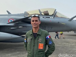 Cerita Pilot AU Prancis Tertantang Terbangkan Jet Tempur Rafale di Jakarta