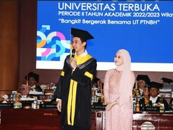 Seleb Rey Mbayang Lulus S1 Universitas Terbuka Bareng Kakak, Ambil Prodi Ini