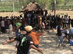 Melihat Uniknya Tawur Sega, Ritual Tolak Bala Warga Palemsari Rembang