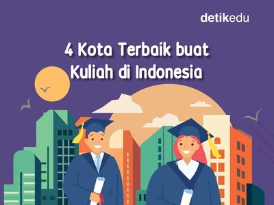 Infografis: 4 Kota Terbaik buat Kuliah di Indonesia