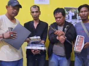 Maling Bobol Toko Gresik Lalu Simpan Hasil Curiannya di Kuburan