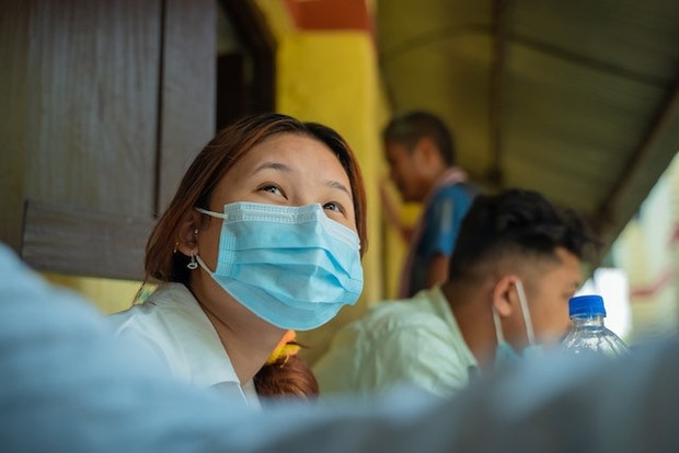 Ilustrasi penggunaan masker