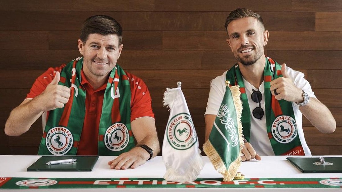 Jordan Henderson gabung Al Ettifaq musim panas ini (Foto: Twitter @FabrizioRomano)
