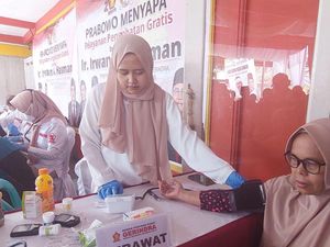 Anggota DPR Fraksi Gerindra Kirim Dokter Beri Pengobatan Gratis di Cianjur