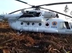 Helikopter MI-8 Milik BNPB Mendarat Darurat di Kalteng, Ini Penyebabnya