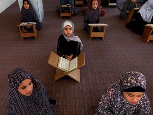 Potret Anak-anak Gaza Semangat Menghafal Al-Quran