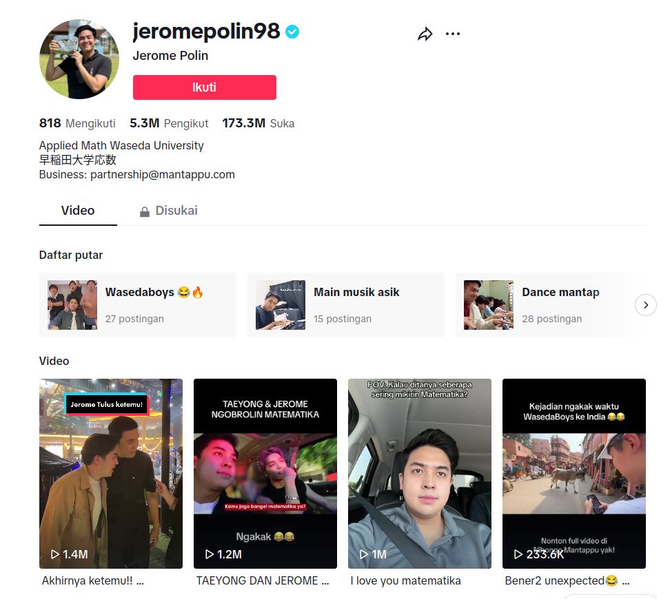 Akun TikTok Edukasi Seru